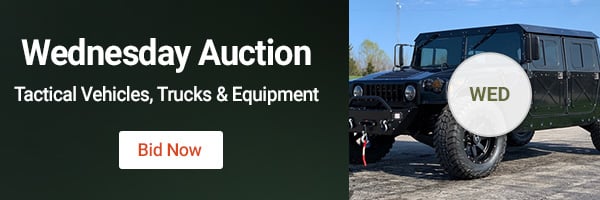 Wednesday - Tactical Vehicles, Trucks & Equipment - Bid Now